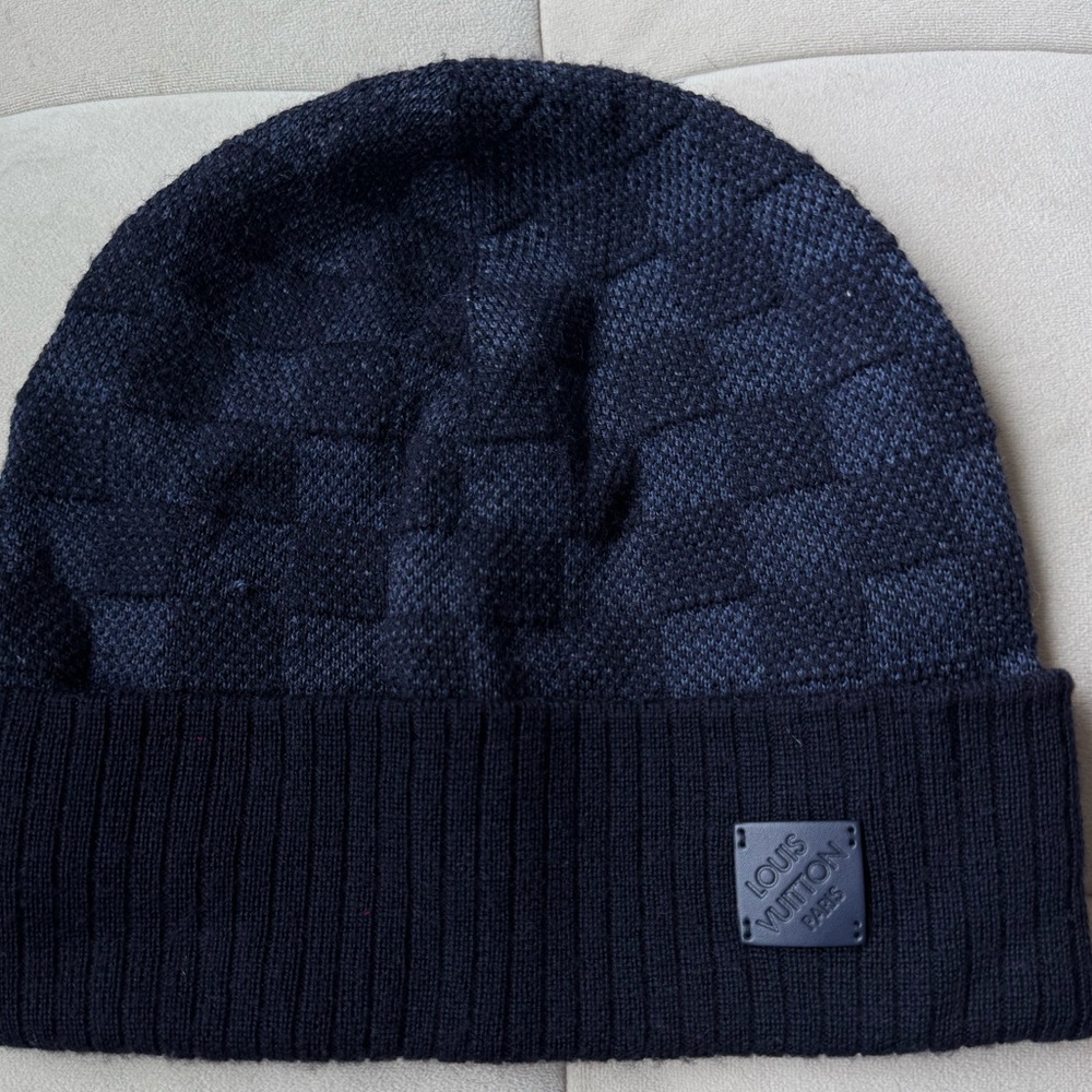 Louis Vuitton beanie navy blue